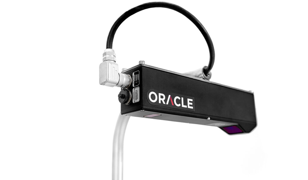 Oracle is included with the T-ZERO Pro, it's a laser-based volumetric feeding system that helps control your trim line